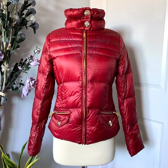 SUPER RARE! Wonder Woman Down Puffer Jacket - M - Picture 5 of 10